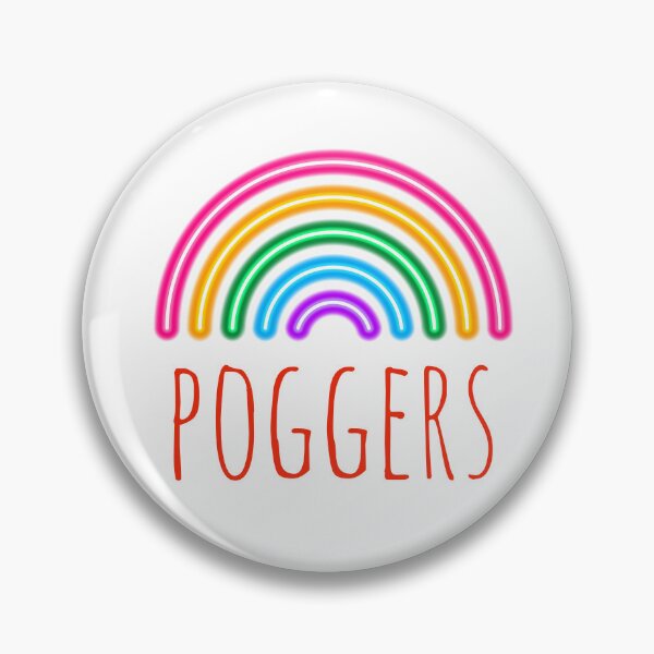 Item preview, rainbow poggers designed and sold by bestizeyy.
