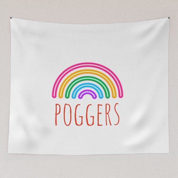 Item preview, rainbow poggers designed and sold by bestizeyy.
