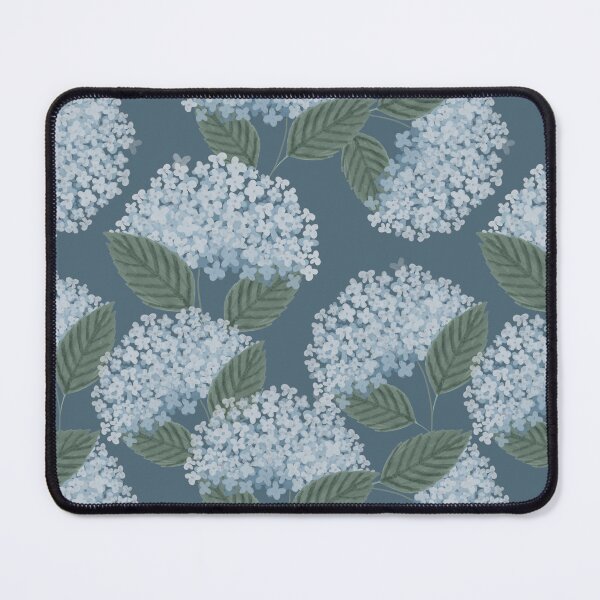 Artikelvorschau, Hortensienmuster (aschblau) | Frühling inspiriert. Botanische Illustration. Blumenkunst entworfen und verkauft von MissPuduArt.