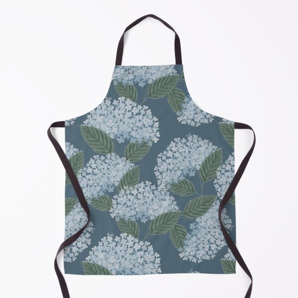 Item preview, hydrangea pattern (ash blue) | spring inspired. botanical illustration. floral art designed and sold by MissPuduArt.