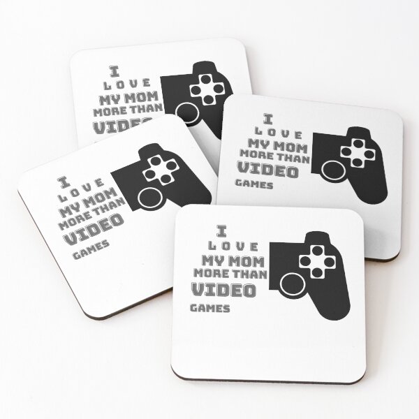 Item preview, I Love My Mom More Than Video Games1 designed and sold by RedFlowerful.