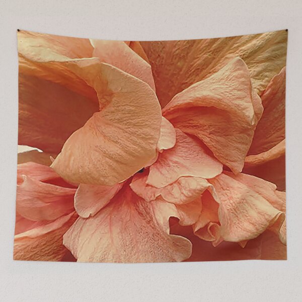 Item preview, Salmon Hibiscus-Flower-Botanical designed and sold by TessAndre.