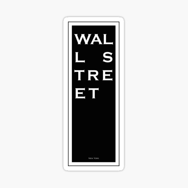 Item preview, Wall Street - New York designed and sold by All-Streets.