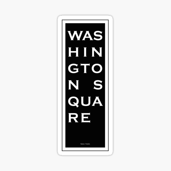 Item preview, Washington Square - New York designed and sold by All-Streets.