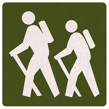 Artwork thumbnail, Outdoor Recreational Backbacking Road Sign by surgedesigns