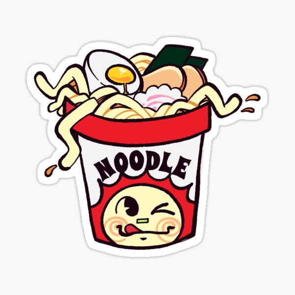 ramen cup Sticker