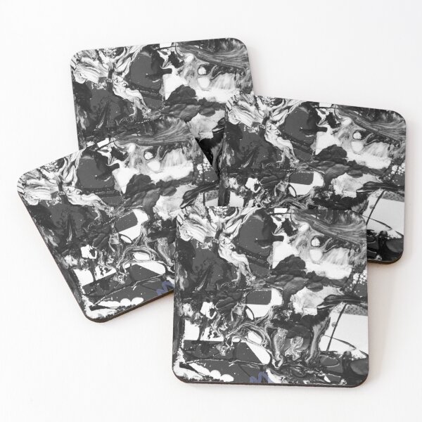 Item preview, BW Abstract Expressionism designed and sold by Marianne Madson.
