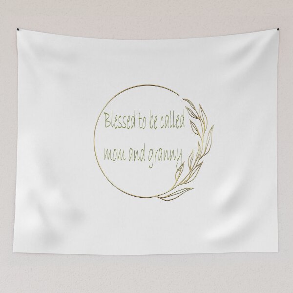 Item preview, blessed to be called mom and granny designed and sold by Mayelshehawy.