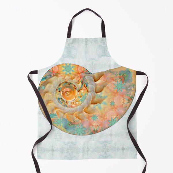 Item preview, Pretty Beach Enchanted Nautilus Shell Seashell Art designed and sold by Sharon Cummings Art.