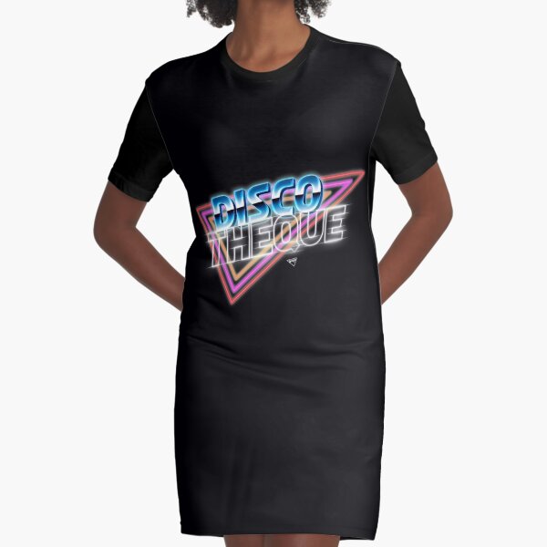 Discotheque Graphic T-Shirt Dress