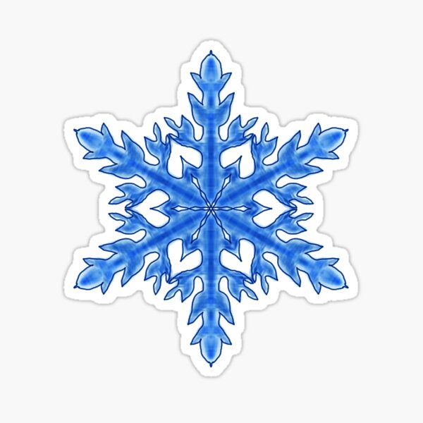Otter's snowflake Sticker
