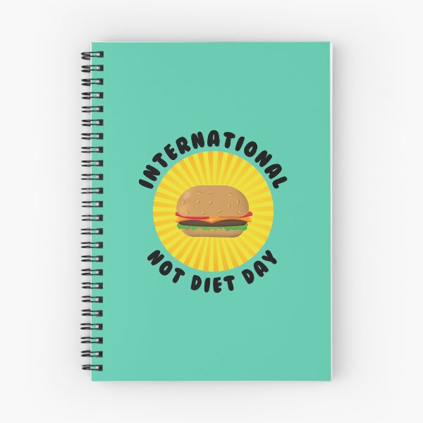 Item preview, Circular design with a hamburger on the international day without diet ( May 6 ) designed and sold by Martapp.