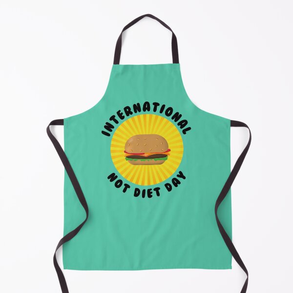 Item preview, Circular design with a hamburger on the international day without diet ( May 6 ) designed and sold by Martapp.