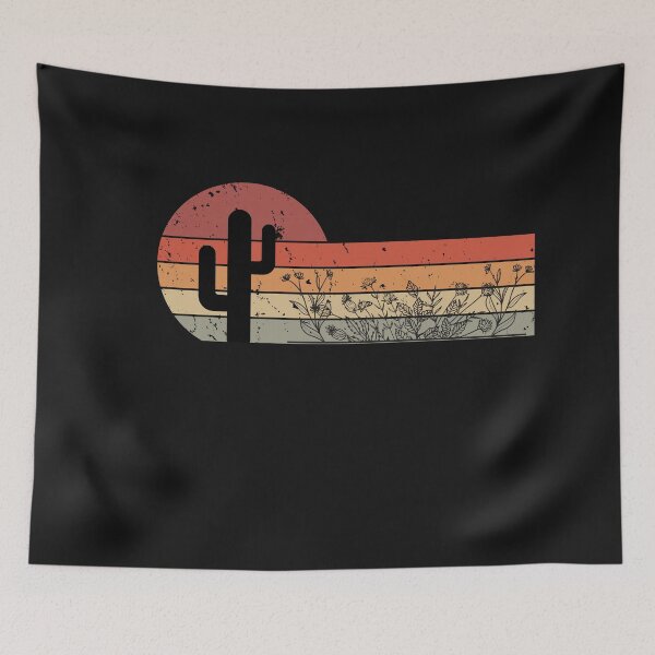 Item preview, Vintage Sunset Cactus  designed and sold by HappyLifeCreate.