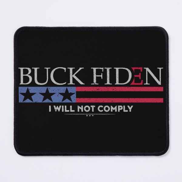 Item preview, Buck Fiden I Will Not Comply Vintage USA Lover designed and sold by Creativy.