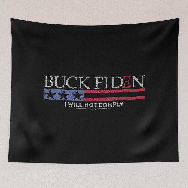 Item preview, Buck Fiden I Will Not Comply Vintage USA Lover designed and sold by Creativy.