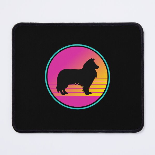 Item preview, Retro Summer Beach 80s Rough Collie Dog Gift  designed and sold by Guarddogdrive.