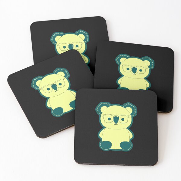 Item preview, Koala with Cute Glasses designed and sold by PurpleTank.