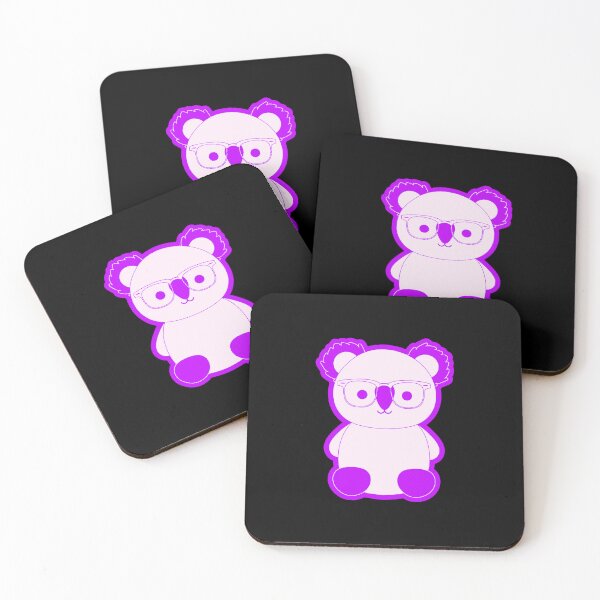 Item preview, Koala with Cute Glasses designed and sold by PurpleTank.