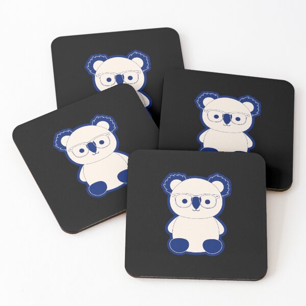 Item preview, Koala with Cute Glasses designed and sold by PurpleTank.