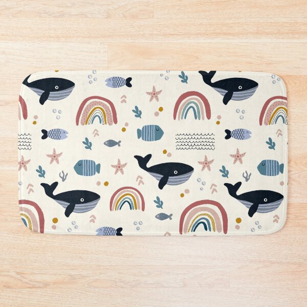 Item preview, Whimsical Whales Pattern Design designed and sold by CamSkot.