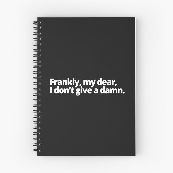 Item preview, Frankly, my dear, I don't give a damn. designed and sold by WittyChest.