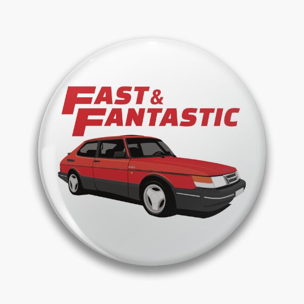 Item preview, Fast and Fantastic - Saab 900 Turbo 16 Aero - red designed and sold by knappidesign.