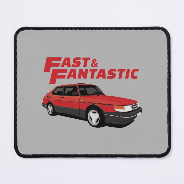 Item preview, Fast and Fantastic - Saab 900 Turbo 16 Aero - red designed and sold by knappidesign.