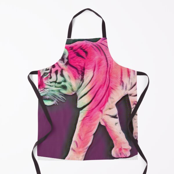 Item preview, Abstract red tiger painting designed and sold by Zevy-Darling.
