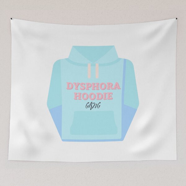 Item preview, Dysphoria Hoodie Gang - Blue Hoodie designed and sold by Koiboi11.