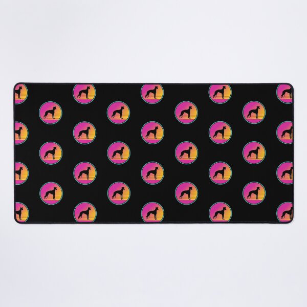 Item preview, Retro Summer Beach 80s Whippet Dog Gift designed and sold by Guarddogdrive.
