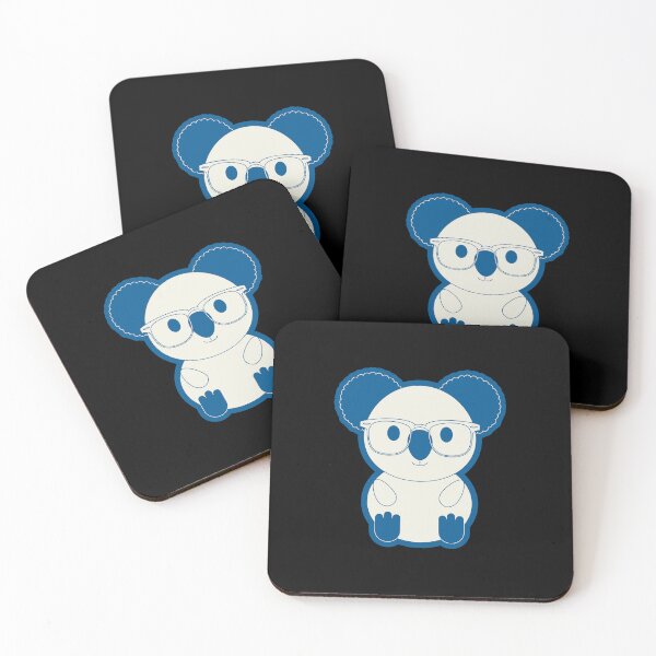 Item preview, Koala with Cute Glasses designed and sold by PurpleTank.