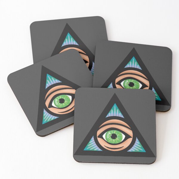 Item preview, Eye of Providence Green designed and sold by MJ Koldewyn.