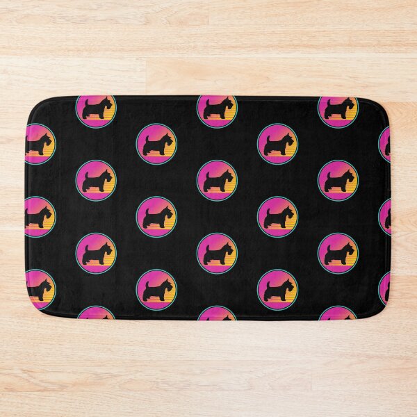 Item preview, Retro Summer Beach 80s Scottish Terrier Dog Gift  designed and sold by Guarddogdrive.