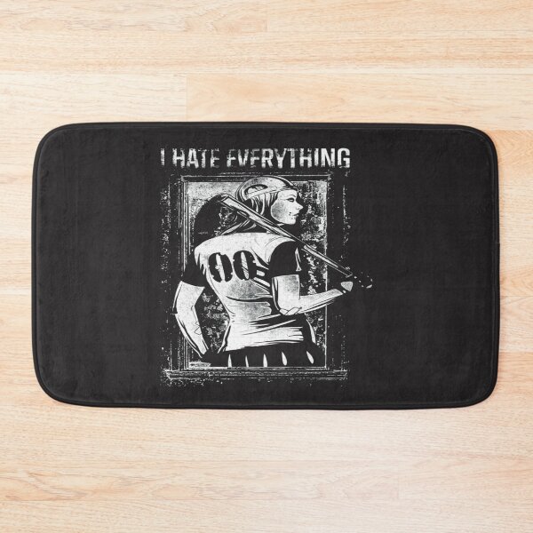 Item preview, I Hate Everything Baseball Card Design designed and sold by WearWolfDesigns.