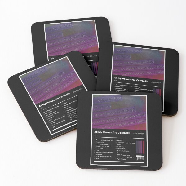 Item preview, All My Heroes Are Cornballs Tracklist (Inverted) designed and sold by TOURETTESBOYLOL.