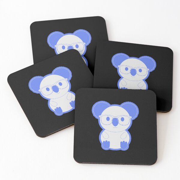 Item preview, Koala with Cute Glasses designed and sold by PurpleTank.