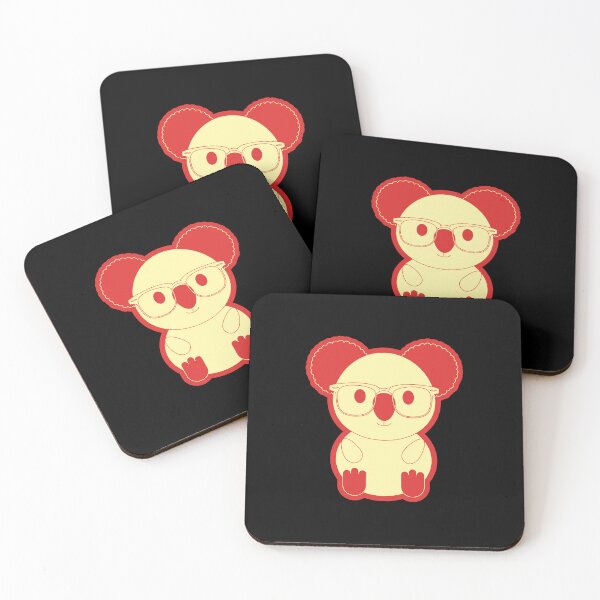 Item preview, Koala with Cute Glasses designed and sold by PurpleTank.