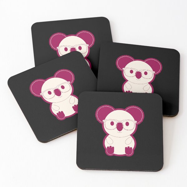 Item preview, Koala with Cute Glasses designed and sold by PurpleTank.