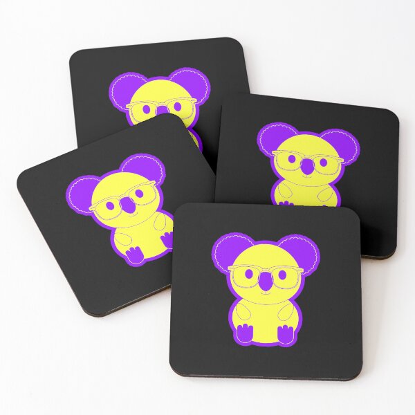 Item preview, Koala with Cute Glasses designed and sold by PurpleTank.