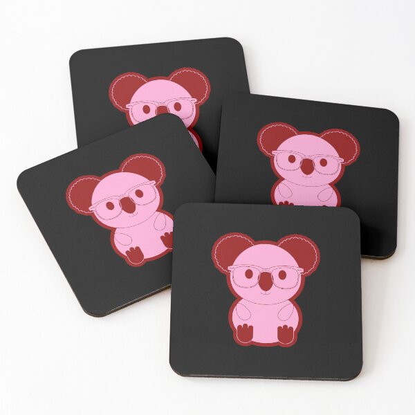 Item preview, Koala with Cute Glasses designed and sold by PurpleTank.