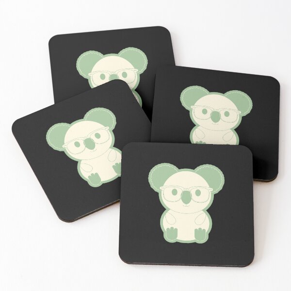 Item preview, Koala with Cute Glasses designed and sold by PurpleTank.