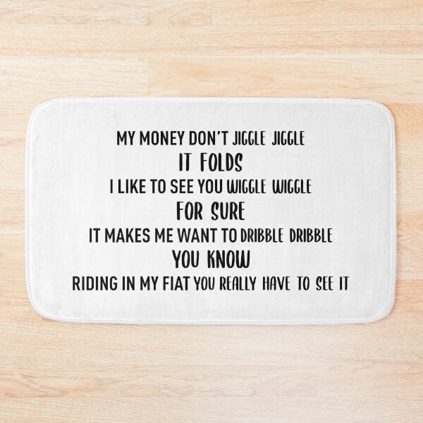 Item preview, Money Don't Jiggle Jiggle (Black) - Meme Trend designed and sold by FilipeFerreira.