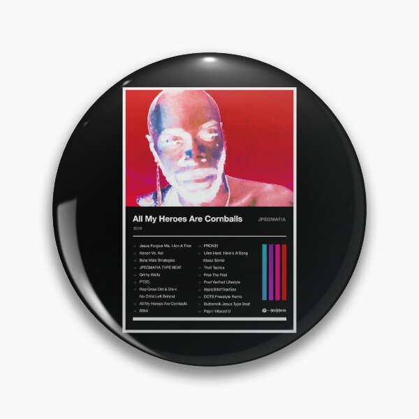 Item preview, All My Heroes Are Cornballs Tracklist 2 (Inverted) designed and sold by TOURETTESBOYLOL.
