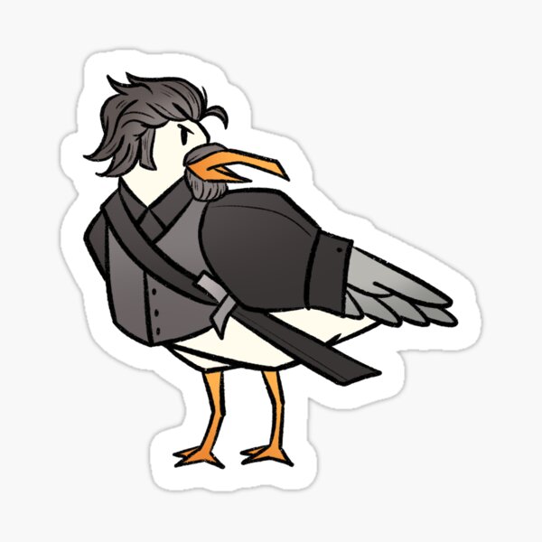 Our Flag Means Death Izzy Hands Seagull Sticker