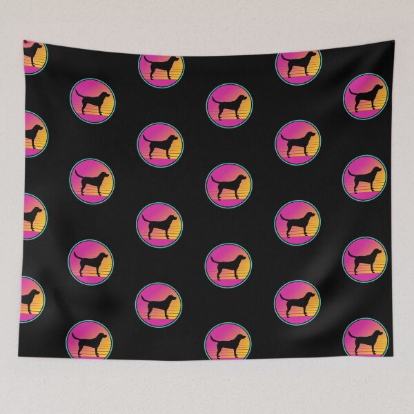 Item preview, Retro Summer Beach 80s Lab Labrador Dog Gift  designed and sold by Guarddogdrive.