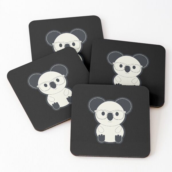 Item preview, Koala with Cute Glasses designed and sold by PurpleTank.