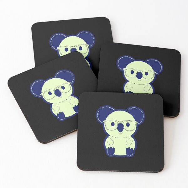 Item preview, Koala with Cute Glasses designed and sold by PurpleTank.