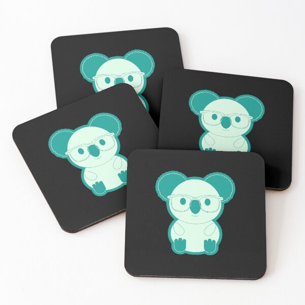 Item preview, Koala with Cute Glasses designed and sold by PurpleTank.