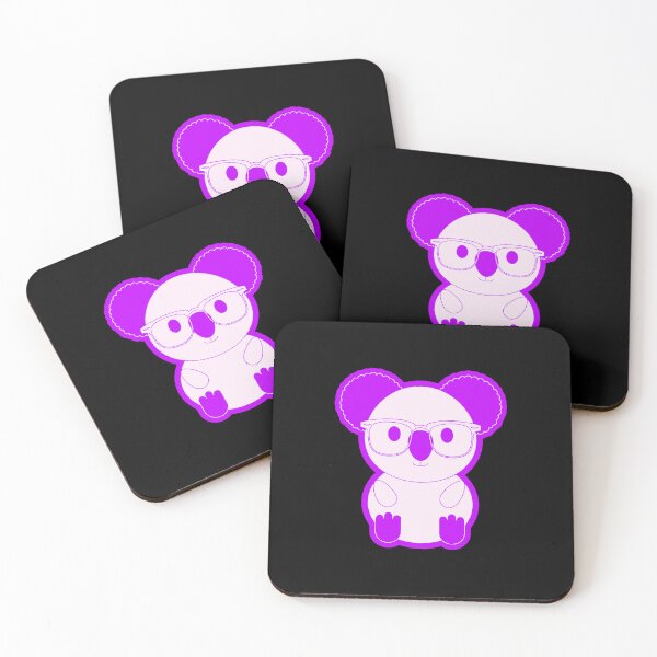 Item preview, Koala with Cute Glasses designed and sold by PurpleTank.